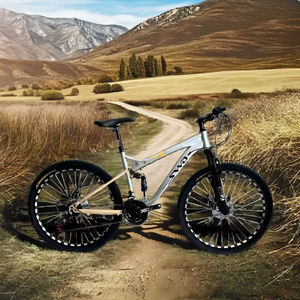 Vélo de montagne tout suspendu en acier carbone de 24 à 26 pouces, double suspension, <span class=keywords><strong>VTT</strong></span>, vélo de montagne pour hommes - Product Image 4