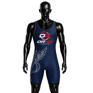 Maillot de lutte sans couture respirant pour homme ORVO, imprimé dragon vert, séchage rapide, débardeur sportif, col rond, design ajusté - Product Image 3