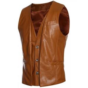 Gilet de moto en cuir sur mesure, grande taille, coupe-vent, gilet de sécurité pour la course, pour les pilotes professionnels, hommes, 2026, fabriqué au Pakistan - Product Image 2