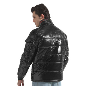 Custom Nylon Men's <b>Winter</b> Hooded Down Feel Padded <b>Waterproof</b> Puffer <b>Jacket</b> Men Warm Hoodie Puffer Coat for Mens Puffer <b>Jacket</b> - Product Image 4