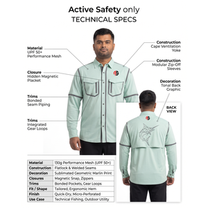 เสื้อเชิ้ตตกปลาแบบโมดูลาร์สำหรับผู้ชาย UPF 50+ แขนเสื้อแบบถอดได้ ผ้าตาข่ายระบายอากาศ เสื้อเชิ้ตอเนกประสงค์สำหรับกิจกรรมกลางแจ้ง - Product Image 5
