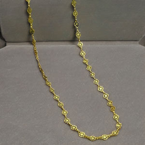 Cadena con Patrón Ashoka de Moda al por Mayor en Latón Chapado en Micro Oro de 14K/18K/24K para Fiestas y Eventos - Product Image 3