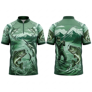 Camiseta de Pesca Personalizada, Sublimada, Manga Larga, Protección UV, Secado Rápido, Transpirable, para Deportes al Aire Libre - Product Image 4