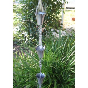 Cadena de Lluvia Metálica de Diseño Duradero y Alta Calidad para Decoración de Jardín o Adorno en Estilo Elegante - Product Image 5