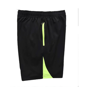 Pantalones Cortos Deportivos de Poliéster Personalizados para Hombre con Franjas Laterales de Neón, Secado Rápido, Cintura Elástica, Longitud Media, Ropa Deportiva Informal - Product Image 5