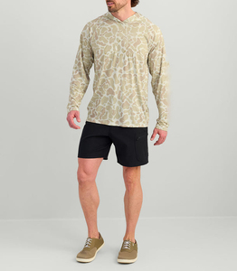 Sudadera con Capucha de Pesca de Manga Larga para Hombre, Secado Rápido, Impermeable, Protección UV, Venta al por Mayor, Ropa Deportiva para Pesca al Aire Libre - Product Image 1