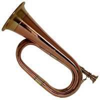 Hot Sale Modern Brass & Copper Trumpet with Laser Engraved Mirror Polish Art Ware Best Quality Bugle