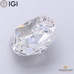ใบรับรอง IGI เพชร CVD ขนาด 7.01 กะรัต รูปทรงคุชชั่น ความสะอาดระดับ VVS2 สี E เหมาะสำหรับแหวนชิ้นเอก - Product Image 4