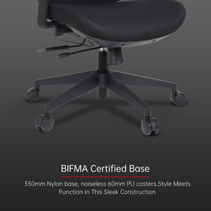 Chaise de <span class=keywords><strong>bureau</strong></span> de haute qualité Foshan avec roulettes silencieuses, Silla Ergonomica, Cadeira Escritorio, Sillas De Escritorio, Chaise pour personnel - Product Image 6