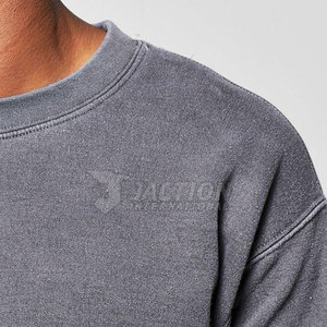 Servicio OEM: Sudaderas Básicas Ligeras para Hombre con Lavado Ácido, Sudaderas Básicas Ajustadas de Moda para Hombre con Lavado Ácido - Product Image 5