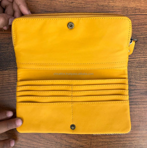 ใหม่กระเป๋าสตางค์หนังรีไซเคิลพิมพ์ลายสัตว์ทำด้วยมือของจริงขายดีกระเป๋าสตางค์หนังรีไซเคิลหรูหรามีสไตล์วินเทจไม่ซ้ำใคร - Product Image 6