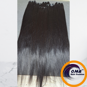 Machine Double Weft Single Drawn Human Hair <b>Extensions</b> Natural Remy Hair Bundles Thick Strong Weft - Product Image 5