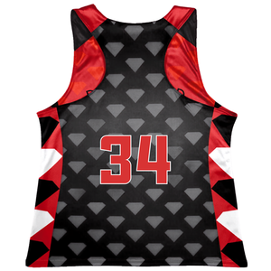 Venta al por mayor de camisetas de lacrosse sin mangas para mujer, sublimadas, de malla perforada, para práctica, de secado rápido, para entrenamiento de lacrosse. - Product Image 2