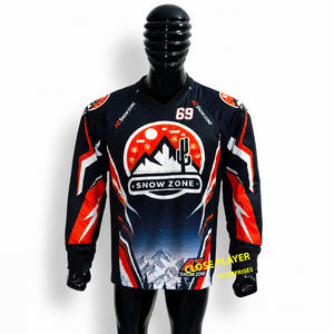 Jersey de Paintball Táctico Totalmente Personalizado |   Tela de Malla 100% Algodón de Alto Rendimiento, Transpirable, de Secado Rápido y Duradera, para Sublimación - Product Image 1