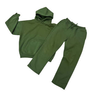 Conjunto Deportivo Vintage de Dos Piezas con Efecto Desgastado por el Sol, Chaqueta y Pantalones con Acabado Lavado, Corte Relajado para Uso Diario - Product Image 2