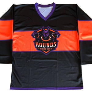 Diseña Tu Propia Camiseta de Hockey Sublimada, Personalizada, MOQ Bajo, Camiseta de Hockey sobre Hielo - Product Image 4
