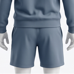Conjunto Deportivo de Verano con Capucha, Personalizable, Unisex, Transpirable, de Peso Medio, Ecológico, Tallas Grandes, Absorbente de Sudor, Dos Piezas, Casual - Product Image 3
