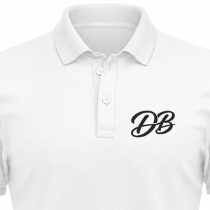 Polo personnalisé en gros unisexe en coton piqué blanc à manches courtes avec logo brodé, uniforme de golf, fournisseur OEM ODM - Product Image 3