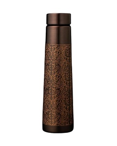 <b>Copper</b> <b>Drinking</b> <b>Bottle</b> 1L Handmade Pure <b>Copper</b> Water <b>Bottle</b> with Food Grade Finish Custom Packaging Available - Product Image 4