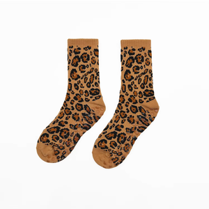 Calcetines de Pilates con Estampado de Leopardo y Logotipo Personalizado para Mujer, Calcetines de Yoga Antideslizantes con Puntos de Agarre en Toda la Suela, de Algodón, para Estudio de Yoga, Venta al Por Mayor - Product Image 2
