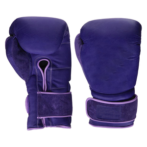 Gants de boxe en cuir PU de qualité supérieure, à lacets, unisexes, pour l'entraînement de boxe, les arts martiaux et le sparring. - Product Image 4