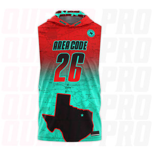Reversible Hooded <b>Compression</b> 7v7 Custom Flag Football Jerseys Sublimation Sportswear Custom Flag Football Jerseys Personalized - Product Image 4