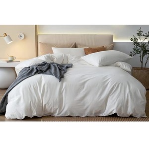 <b>Comforter</b> <b>Set</b> Solid Color Stitched 100% Cotton All-Season Breathable Home Use <b>Comforter</b> <b>Sets</b> - Product Image 5