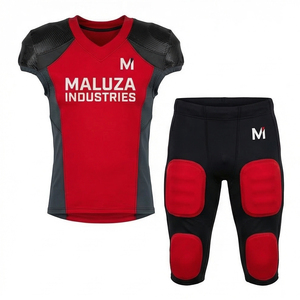 Camisetas de Fútbol Americano Sublimadas Personalizadas de Alta Calidad, Cortas, Transpirables, de Secado Rápido, para Verano, Uniformes de Equipo Personalizados al por Mayor - Product Image 1