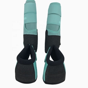 Botas de Montar a Caballo Modernas Antideslizantes de Alta Calidad, Protector de Cascos Personalizado de Neopreno y Cuero, Protección Duradera para Caballos, Cuidado Ecuestre - Product Image 2