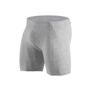 Men's Breathable Knitted Anti-Bacterial Modal/Cotton Custom Boxer <b>Underwear</b> with Solid Color and Custom Logo - Product Image 5