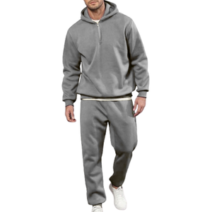 Ensemble 2 pièces unisexe pour homme, imprimé, sportif, décontracté, respirant, séchage rapide, écologique, pour l'entraînement, en polyester et coton - Product Image 3