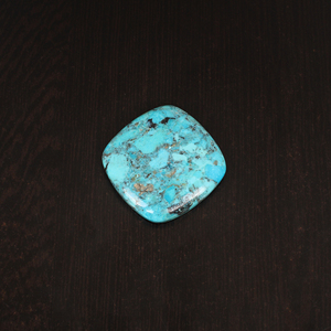 Pierre précieuse cabochon en turquoise naturelle d'Arizona, 106,7 carats, 37x37 mm, pour la création de bijoux - Product Image 3