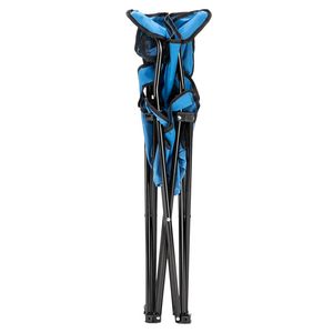 Sedia da campeggio blu 80x50x50cm compatta e leggera - Product Image 3