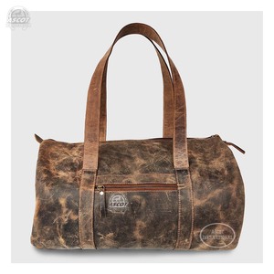 Sac de voyage en cuir de vachette fait main, best-seller, avec poils naturels, sac de sport, accessoires de mode - Product Image 4
