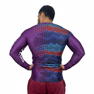 ผู้ผลิตขายส่งเสื้อแรชการ์ดแบบกำหนดเอง เสื้อแรชการ์ดประสิทธิภาพสูง แห้งเร็ว เสื้อแรชการ์ดผู้ชาย - Product Image 6