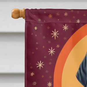 Bandera de Casa de poliéster Multicolor grande negro Tan Coonhound vacaciones Navidad patio Banner ilustraciones porche manga poste decorativo - Product Image 3