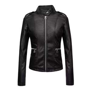 Premium Quality Custom Logo <b>Women</b> leather <b>Jacket</b> Breathable Anti-Wrinkle Waterproof Eco-Friendly <b>Lightweight</b> <b>women</b> <b>jacket</b> - Product Image 5