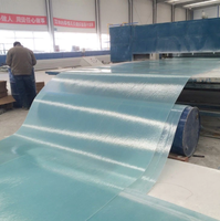 Usine fournissant des panneaux FRP anti-UV plats, des rouleaux de feuilles GRP, des rouleaux de feuilles de fibre de verre pour la toiture