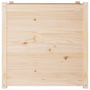 Macetas y jardineras duraderas de madera de pino natural de 27.6 pulgadas - Product Image 4
