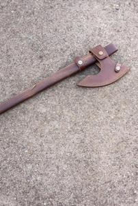 STEEL CRAFT INTERNATIONAL Hache-marteau à dos plat en acier au carbone forgé à la main, 20 pouces, manche en bois de frêne pleine longueur, qualité DIY, ODM 1 - Product Image 4