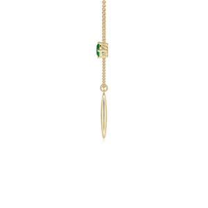 High Quality 14K <b>Solid</b> <b>Gold</b> Natural Emerald Gemini Medallion <b>Pendant</b> Fine Jewellery Zodiac Anniversary Jewellery - Product Image 2