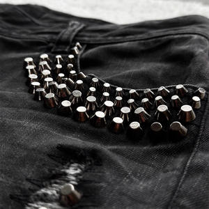 Manufacturer Direct Men's Wholesale Breathable Casual Dark Straight Solid Denim Jeans Embroidery for Summer Autumn Winter - Product Image 4