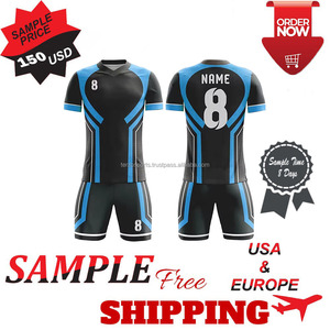 Uniforme de Fútbol Personalizado para Hombre, OEM, Alta Calidad, Unisex, Transpirable, Ligero, con Nombre de Equipo Personalizado, Último Estilo, MOQ Bajo - Product Image 6
