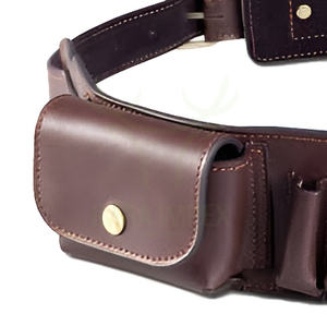 เข็มขัดใส่กระสุนหนังวัวแท้คุณภาพสูง Mortal Saga ทนทานและมีสไตล์ อุปกรณ์เสริมสำหรับนักล่า สำหรับเจ้าของปืน - Product Image 3