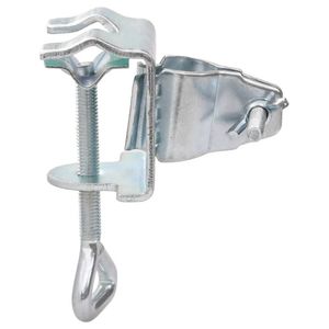 Pince compacte pour parapluie en acier galvanisé argenté, abri solaire pratique - Product Image 5