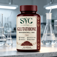 Capsules de glutathion 7-en-1 OEM avec resvératrol et NAC pour le blanchiment de la peau et la réparation cellulaire chez l'adulte – Vente en gros