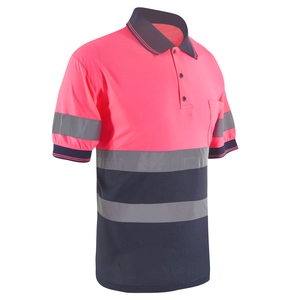 New Two Color Breathable Polyester/Cotton Construction Work Wear Hi <b>Vis</b> Security Reflective <b>T</b> <b>Shirt</b> Safety for Unisex - Product Image 4