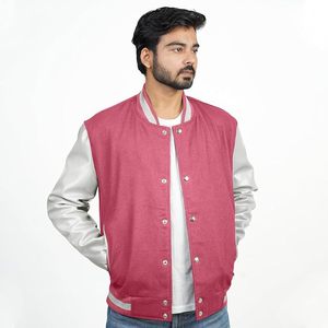 Chaqueta Varsity Profesional para Hombre con Bordado Personalizado y Construcción Resistente Tipo Bomber - Product Image 1