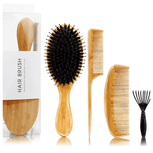 Peine de bambú hecho a mano con material de madera de bambú para peinado, uso estético y accesorio de salón, origen Vietnam. - Product Image 5