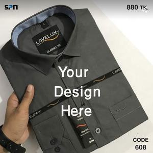 Camisa de negocios formal exclusiva de alta calidad, camisa formal de negocios de color sólido de manga larga para hombres, DIRECTA DE FÁBRICA DE BD - Product Image 1